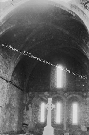 ABBEY KNOCKMOY CHANCEL FROM DIVIDING WALL OF NAVE